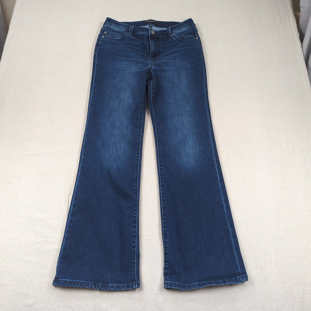 Liverpool Jeans Womens 10‎ 30 Blue  Lucy Boot Cut Stretch Western Boho
